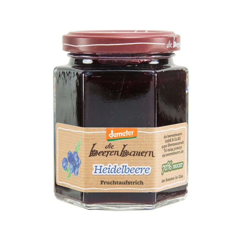 BEERENBAUERN Organic 70% Fruit Blueberry Jam  (200g)