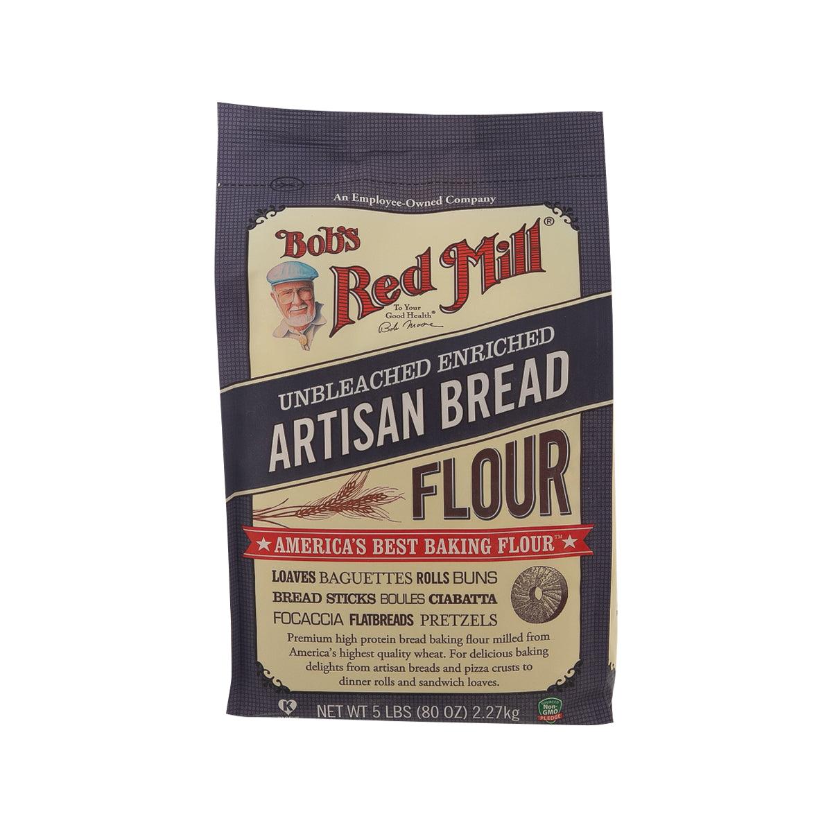 BOB'S RED MILL Unbleached Enriched Artisan Bread Flour (2.27kg)