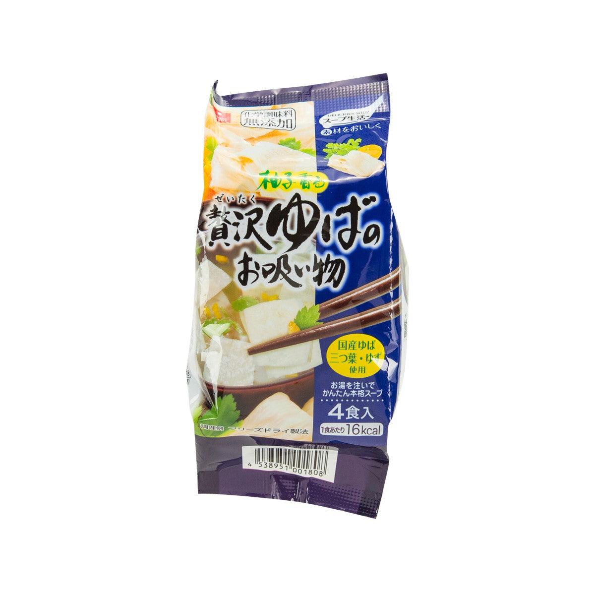 ASUZAC FOODS Instant Freeze-dried Beancurd Skin & Yuzu Citrus Soup (21.6g)