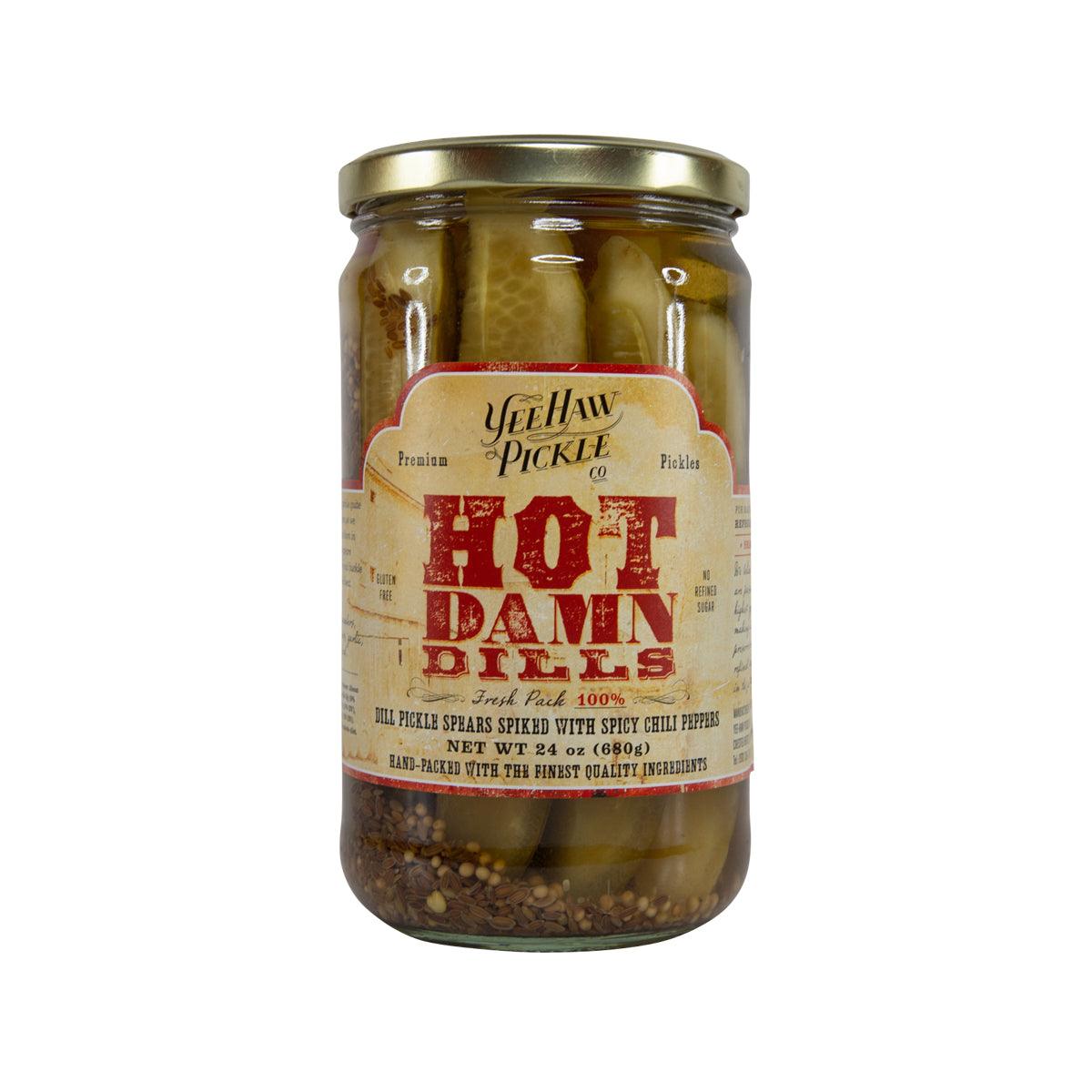 YEE-HAW PICKLE Pickles - Hot Damn Dills (680g) - city'super E-Shop
