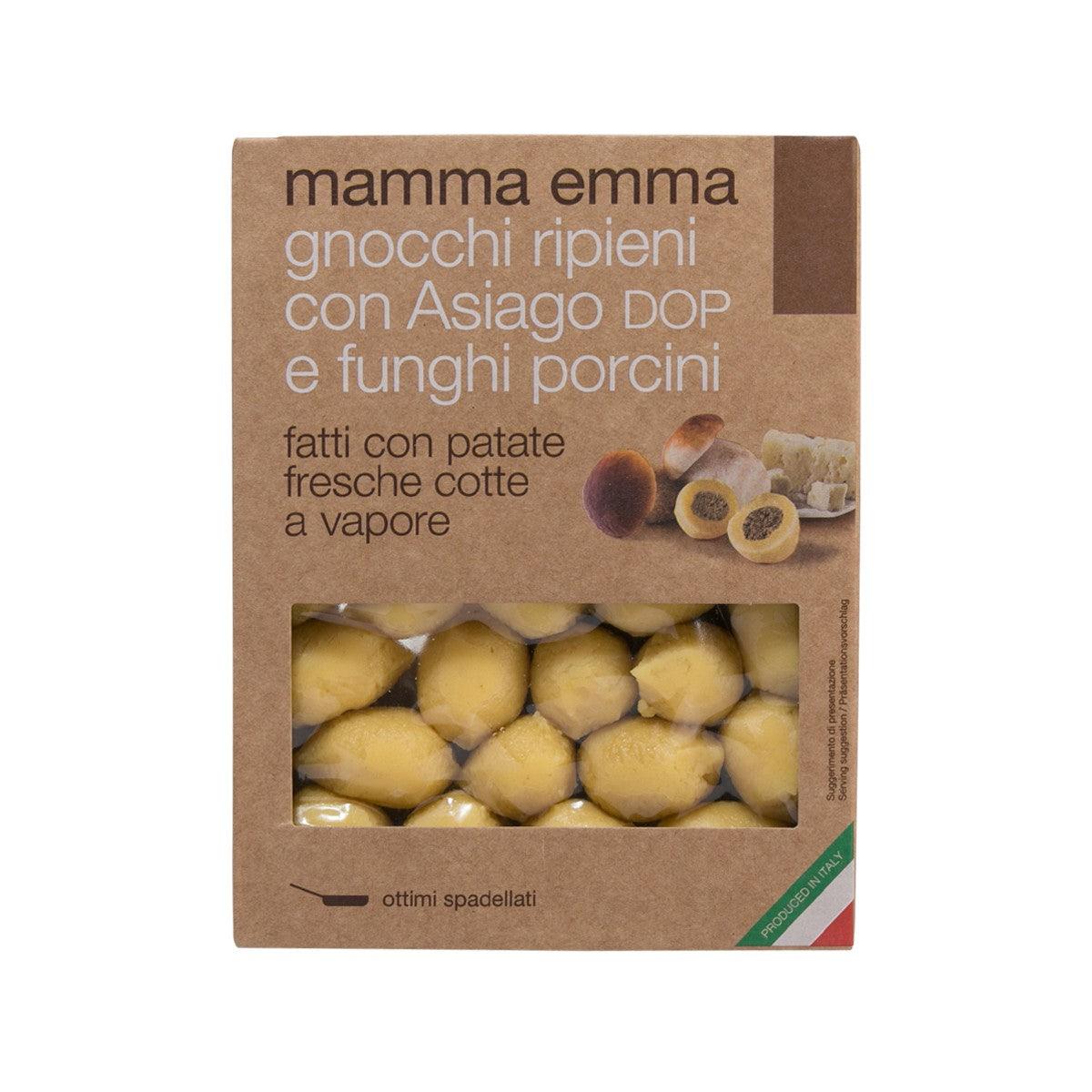 MAMMA EMMA Potato Gnocchi Stuffed with PDO Asiago Cheese and Porcini Mushrooms (350g)