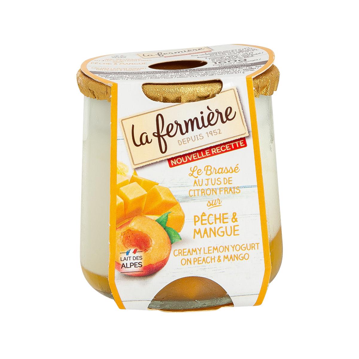 LA FERMIERE Yogurt - Peach & Mango (160g)