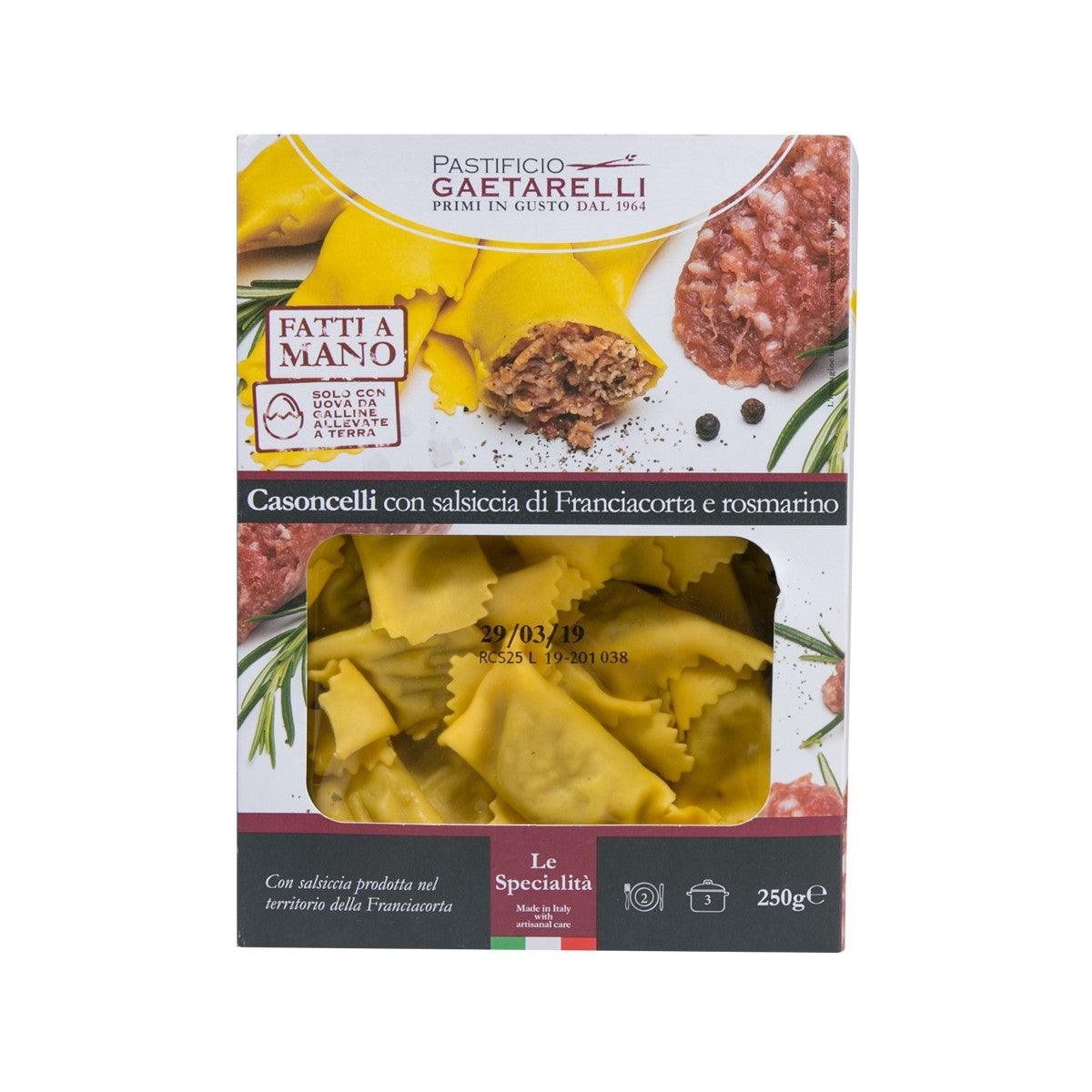 PASTIFICIO GAETARELLI Handmade Fresh Egg Pasta with Sausage and Rosemary (250g)
