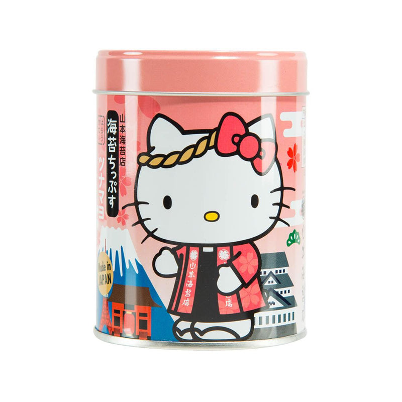 YAMAMOTO NORITEN Hello Kitty Seaweed Snack - Tuna & Mayonnaise  [Japanese Scenery Edition]  (20g) - city&
