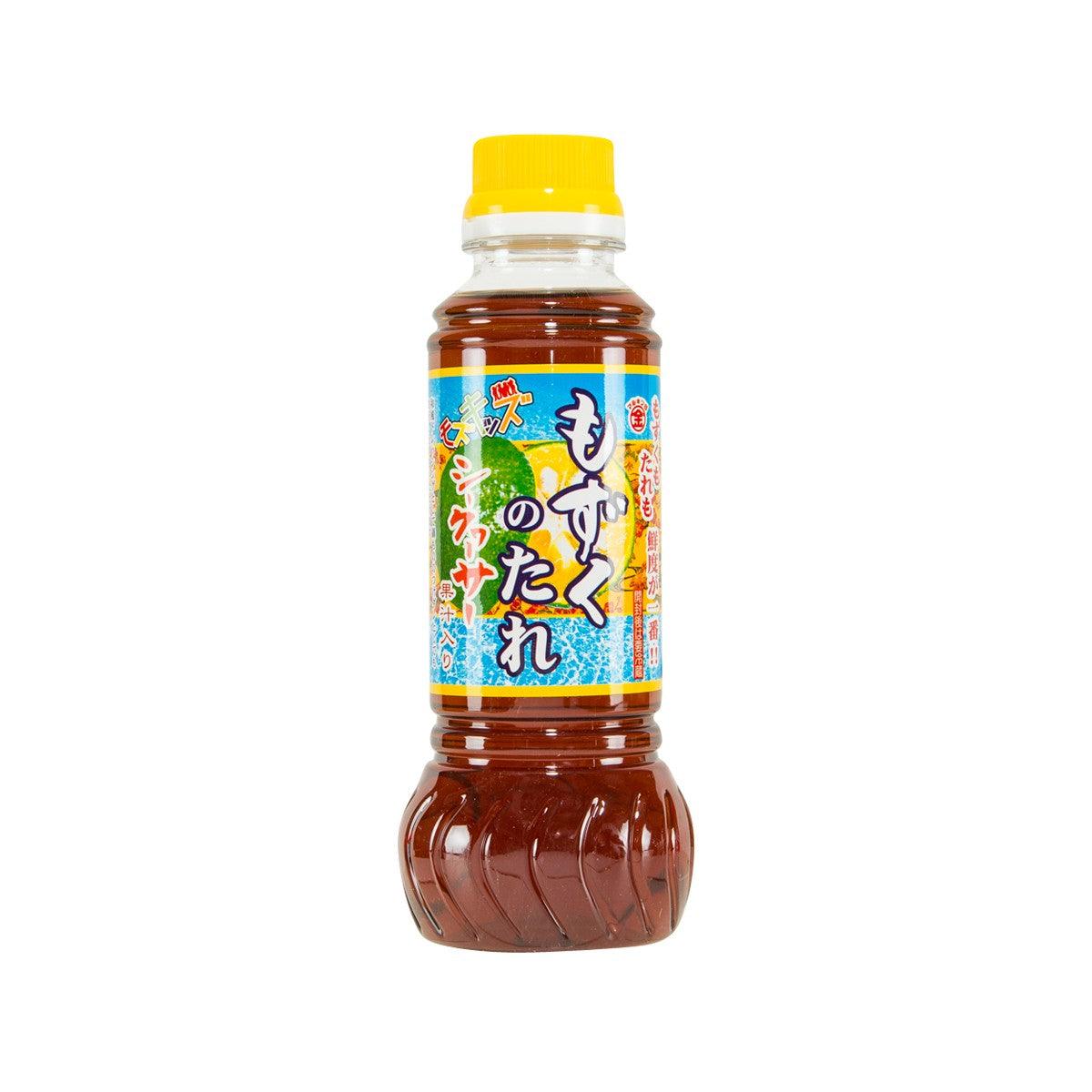 MARUKINKAISAN Sauce for Mozuku Seaweed with Shikuwasa Flat Lemon Juice (220mL)