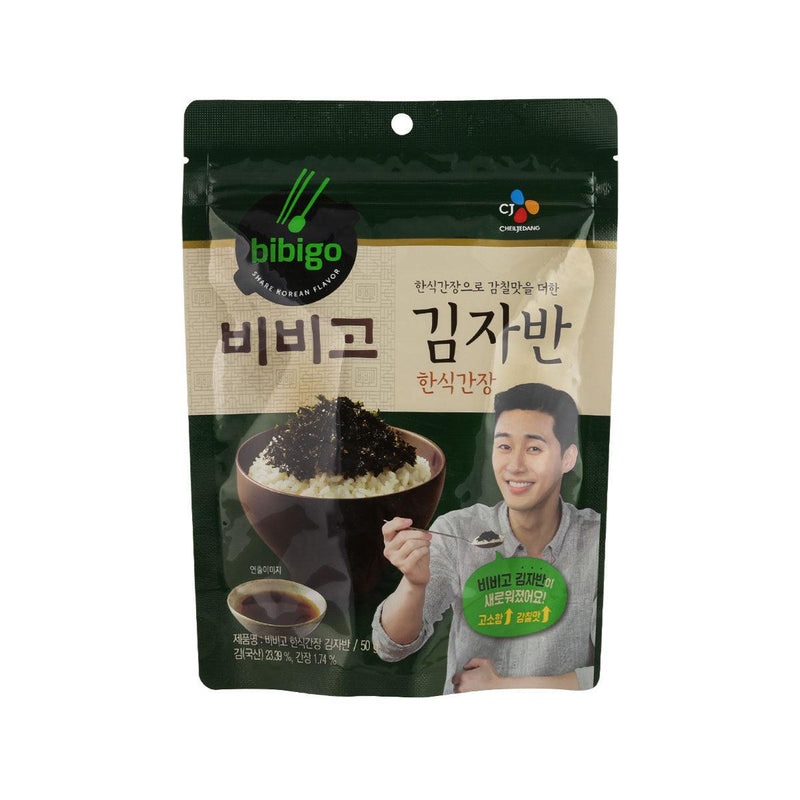 BIBIGO Roasted Seaweed Flakes with Korean-Style Soy Sauce  (50g)
