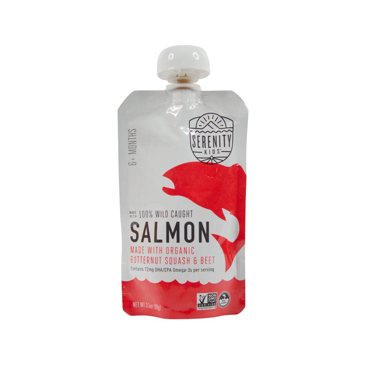 SERENITY KIDS Baby Food - Wild Salmon with Organic Butternut Squash & Beet (99g)