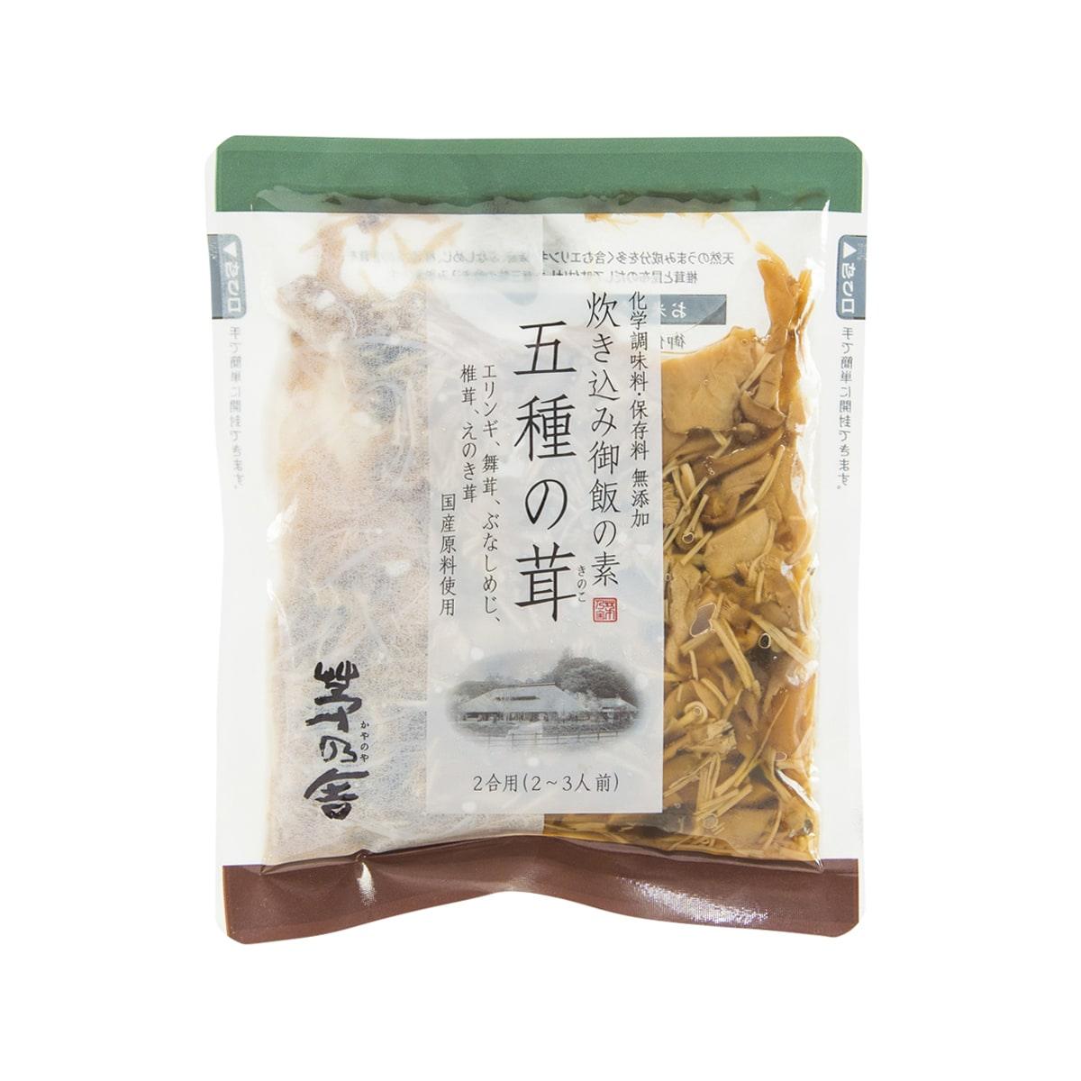 KAYANOYA Seasoned 5-Kind Mushroom Mix for Rice (179g)
