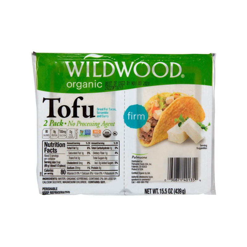 WILDWOOD Organic Firm Tofu  (439g) - city&