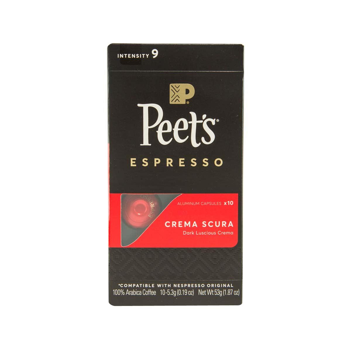 PEET'S Crema Scura Espresso Capsules (53g)