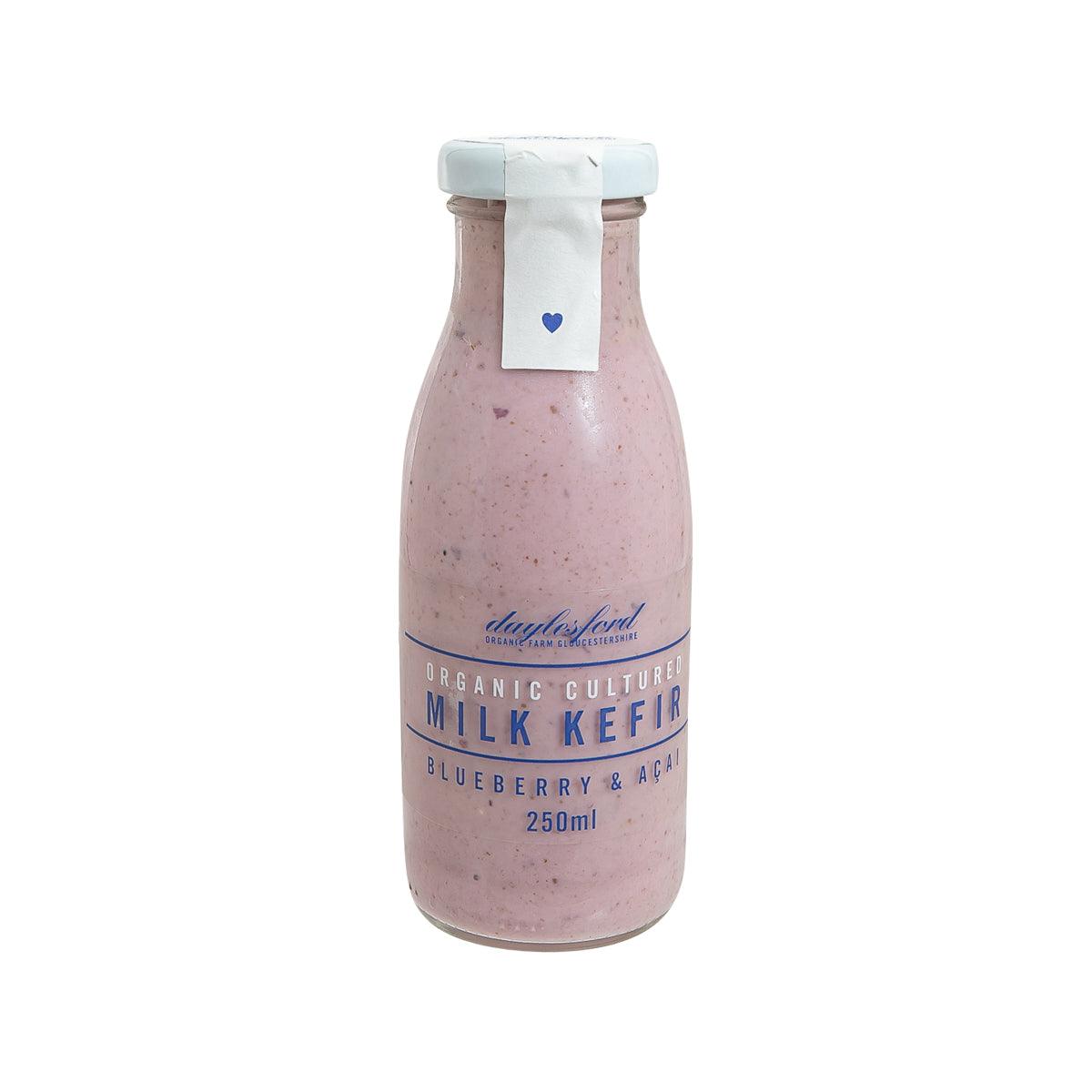 DAYLESFORD ORGANIC Organic Cultured Milk Kefir - Blueberry & Acai (250mL)