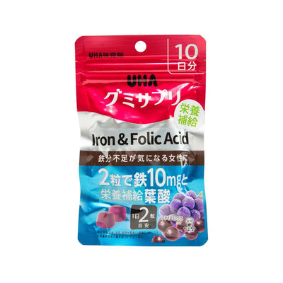 UHA Gummy Supplement - Iron & Folic Acid  (20pcs) - city'super E-Shop