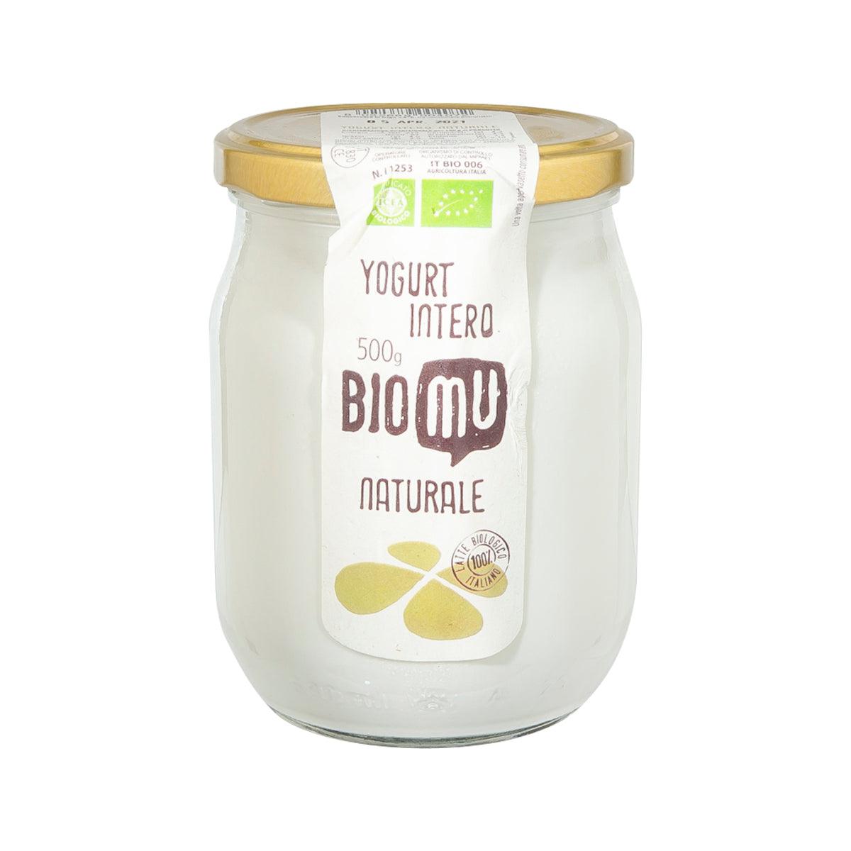 BIOMU Organic Whole Milk Yoghurt - Natural (500g)