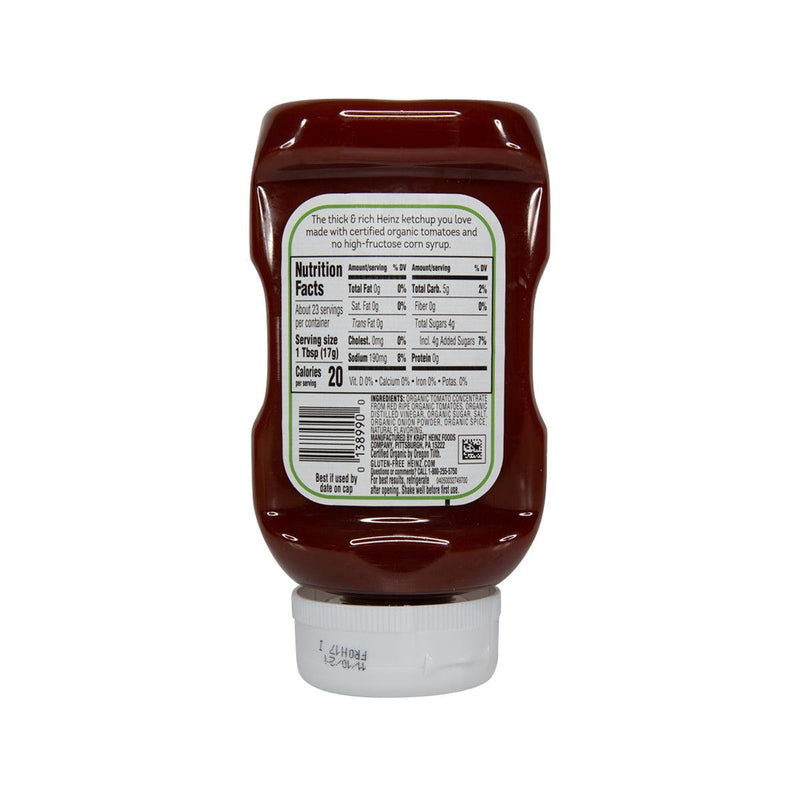 HEINZ Organic Tomato Ketchup  (397g)