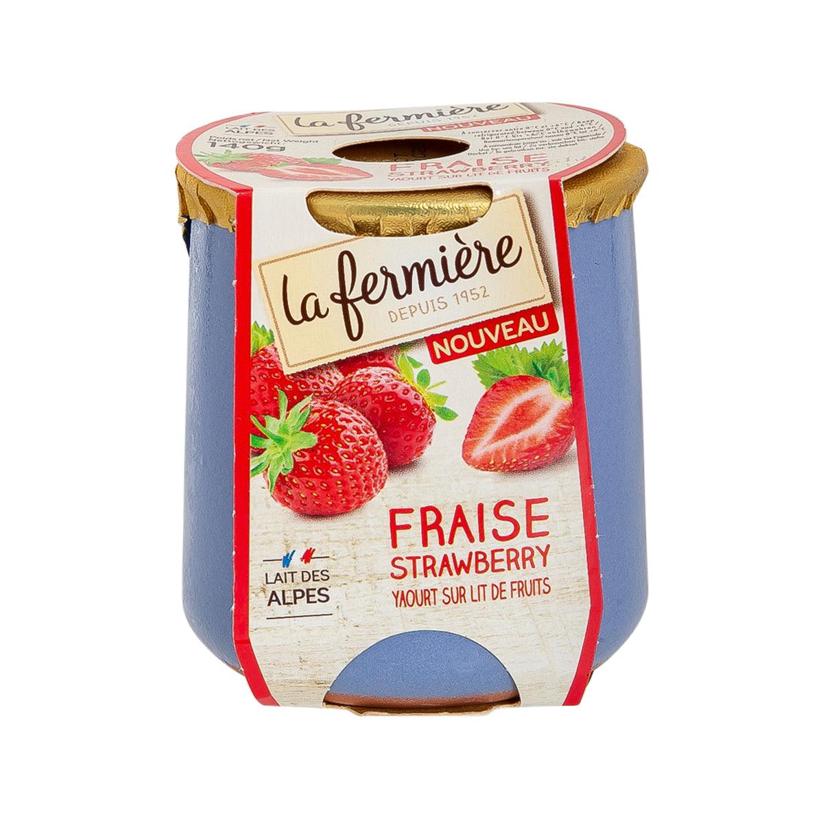 LA FERMIERE Yogurt - Strawberry (140g)