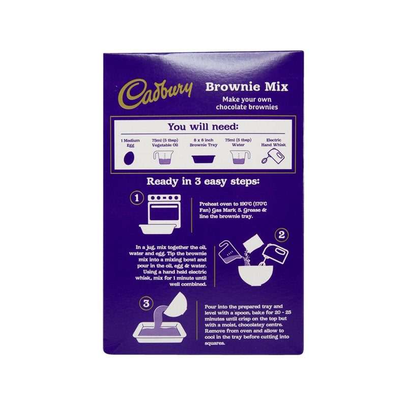 CADBURY Chocolate Brownie Mix  (350g)