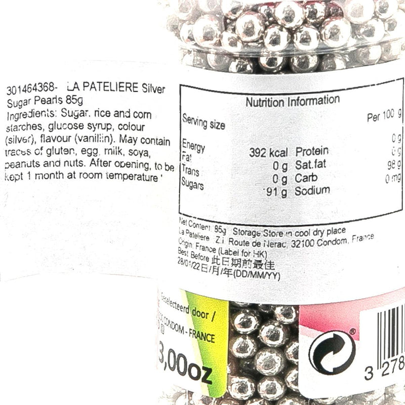 LA PATELIERE Silver Sugar Pearls  (85g)