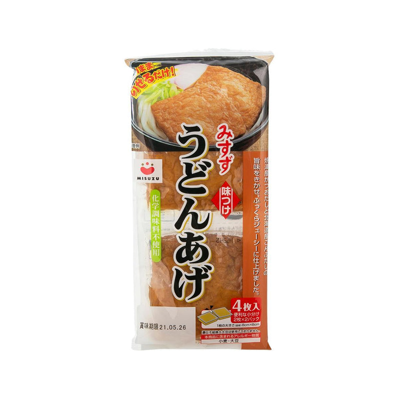 MISUZU Seasoned Bean Curd Skin for Udon  (4pcs)