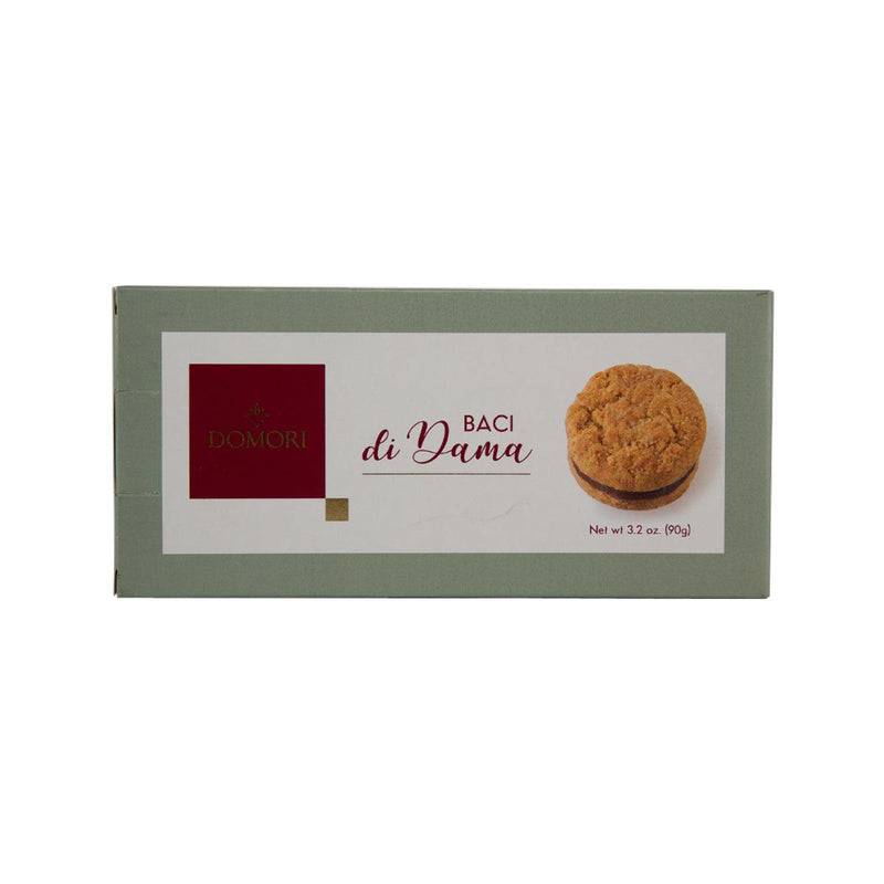 DOMORI Baci di Dama with Dark Chocolate Cookies  (90g)