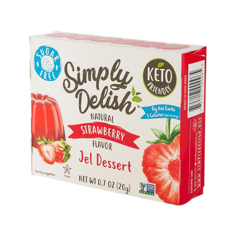 SIMPLYDELISH Natural Jel Dessert - Strawberry Flavor  (20g)