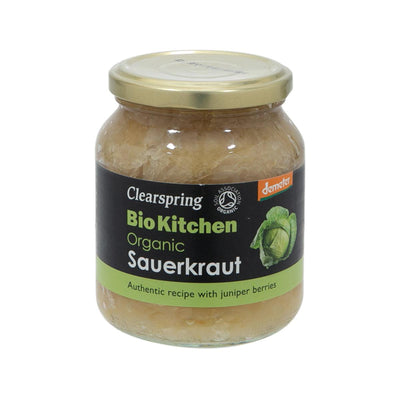 CLEARSPRING Organic Sauerkraut, 360g – Vegan, Gluten-Free