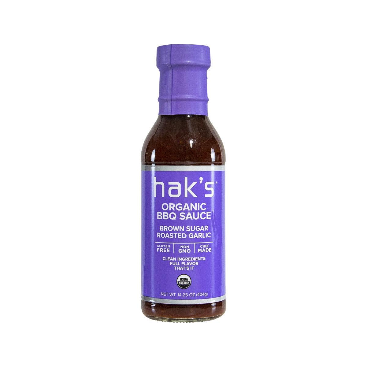 HAK'S Organic BBQ Sauce - Brown Sugar Roasted Garlic (404g)