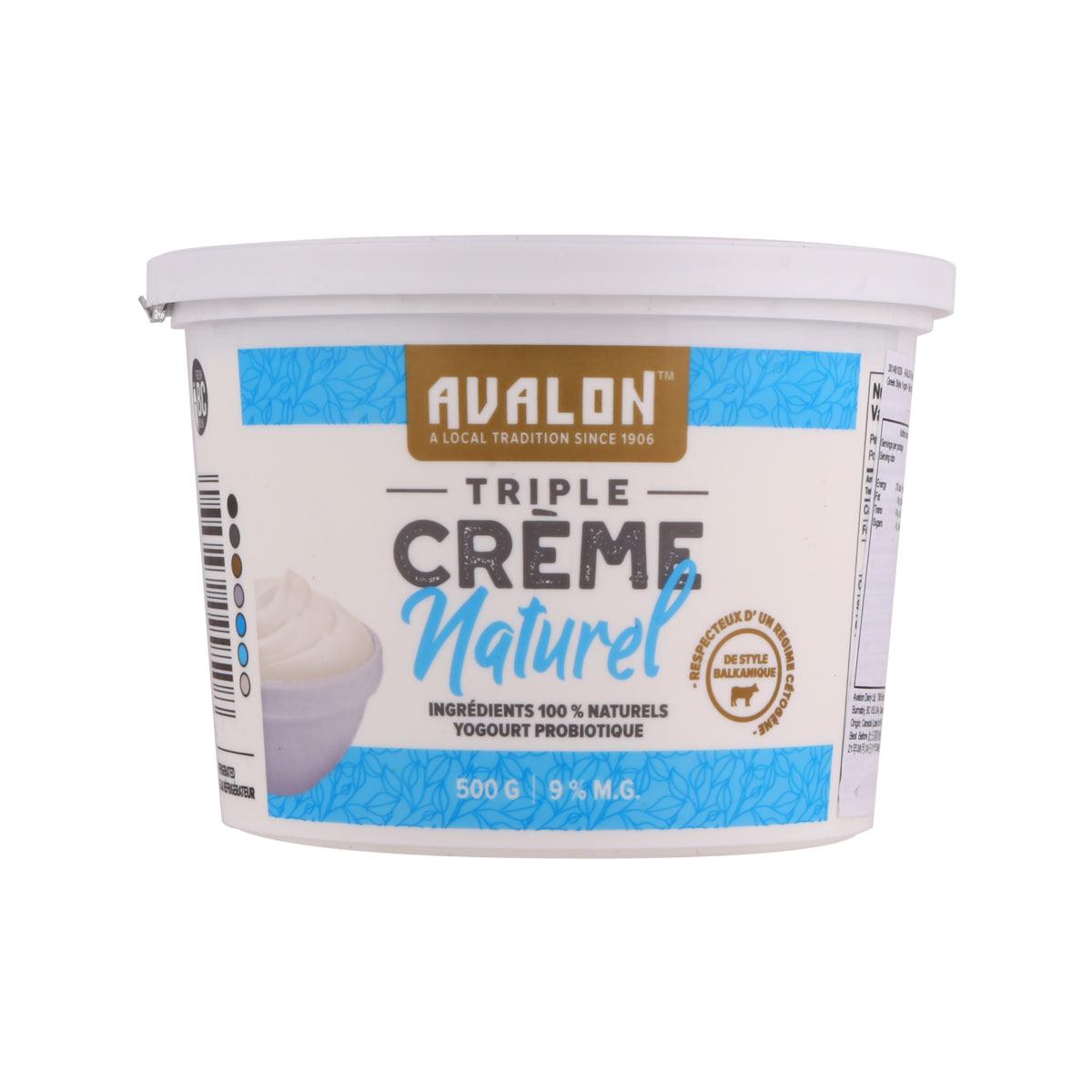AVALON Triple Cream Balkan Style Yogurt - Plain (500g)