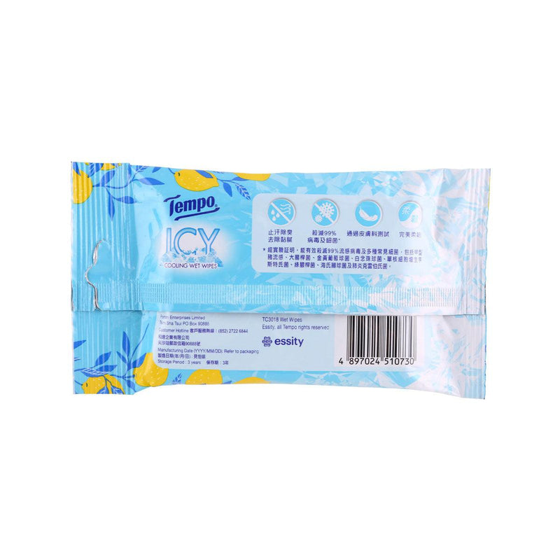 TEMPO Cooling Wet Wipes - city&