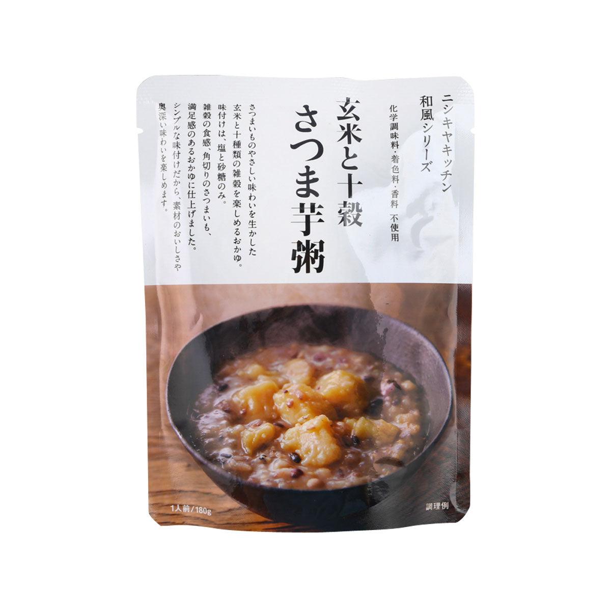 NISHIKI SHOKUHIN Brown Rice, Mixed Grains and Sweet Potato Congee (180g)