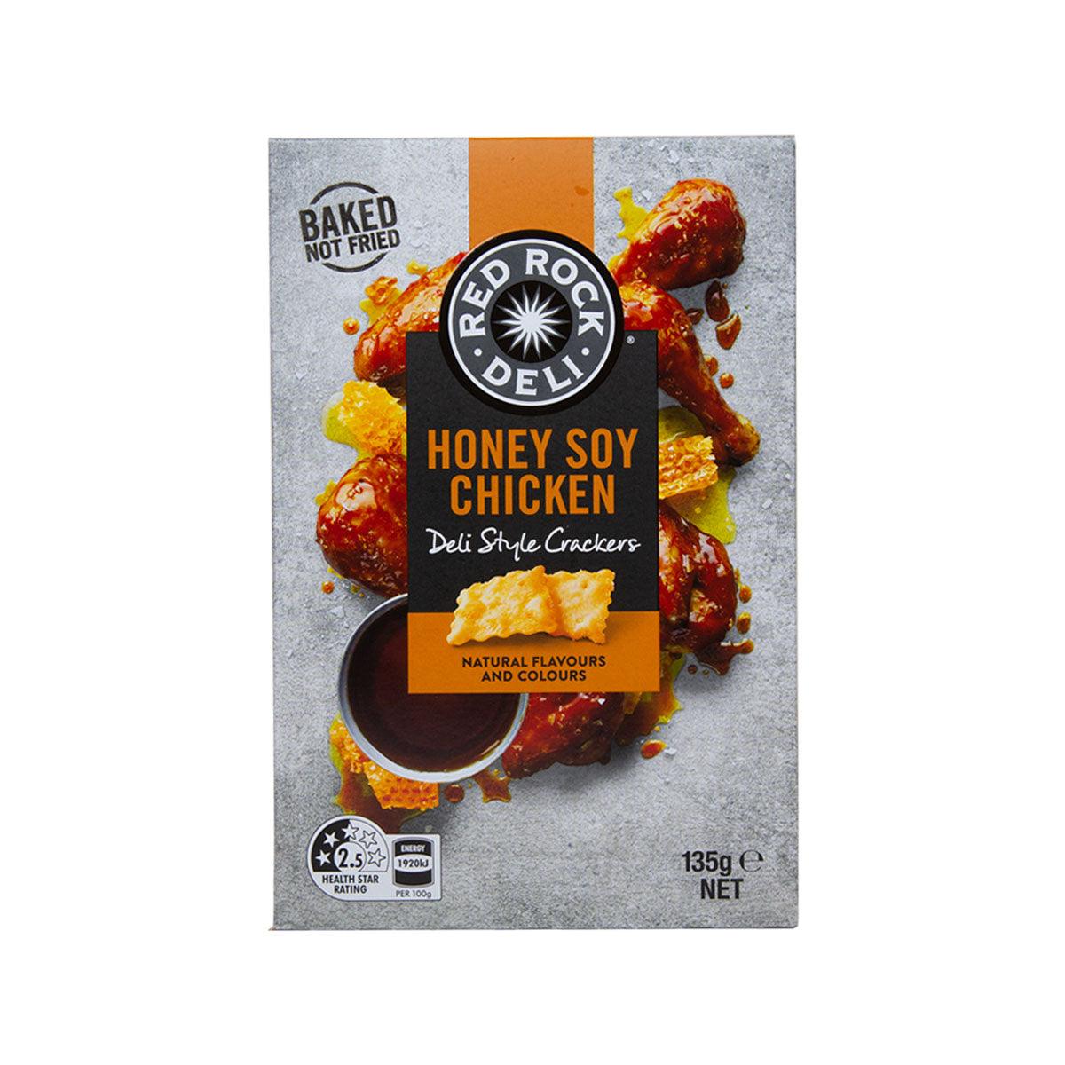 RED ROCK DELI Deli Style Crackers - Honey Soy Chicken (135g)