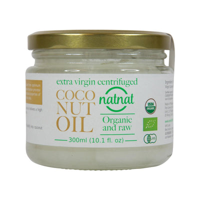 NATNAT Organic Extra Virgin Coconut Oil, 300mL