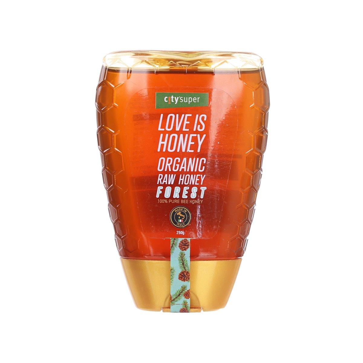 CITYSUPER Organic Raw Forest Honey - Squeeze (250g)