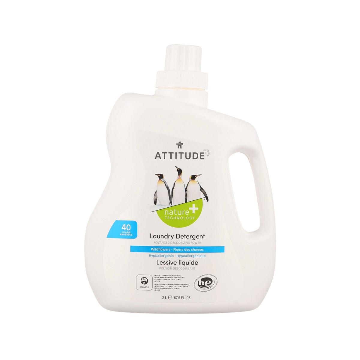 ATTITUDE Laundry Detergent - Wildflowers - 40 Loads (2L)
