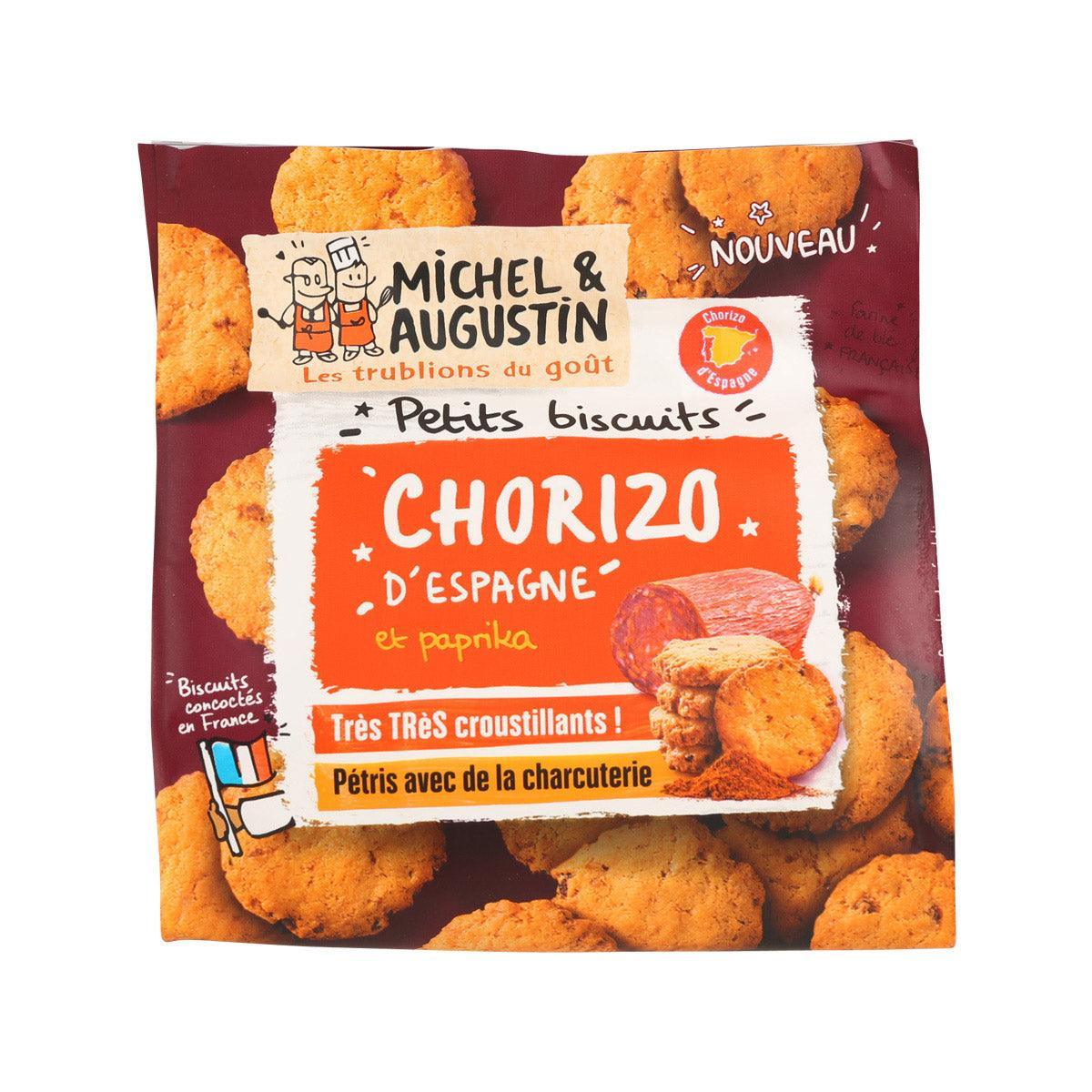 MICHEL & AUGUSTIN Savoury Biscuits with Spain Ground Chorizo and Paprika (90g)