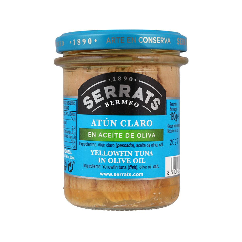 SERRATS Yellowfin Tuna Fillet In Olive Oil [Jar]  (190g)
