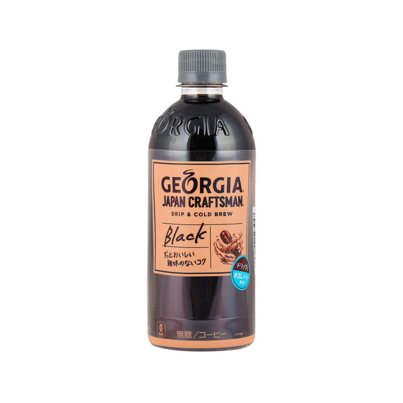 GEORGIA Japan Craftsman Drip & Cold Brew Black Coffee [PET]  (500mL)