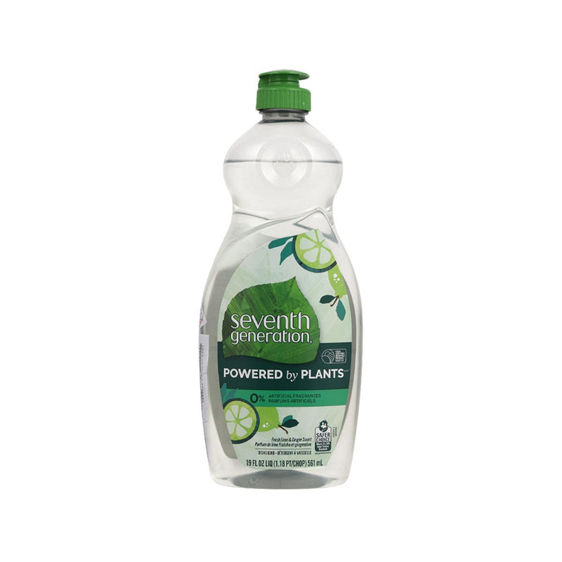 SEVENTH GENERATION Dish Liquid - Fresh Lime and Ginger Scent  (561mL)