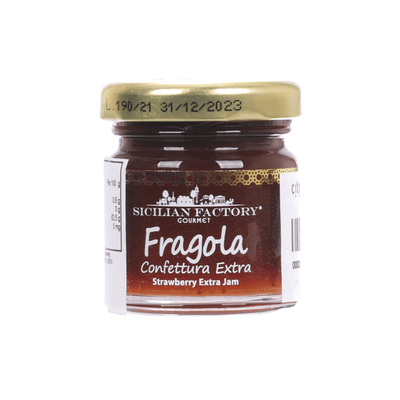 SICILIAN FACTORY Strawberry Jam, 50g – Italian Gourmet