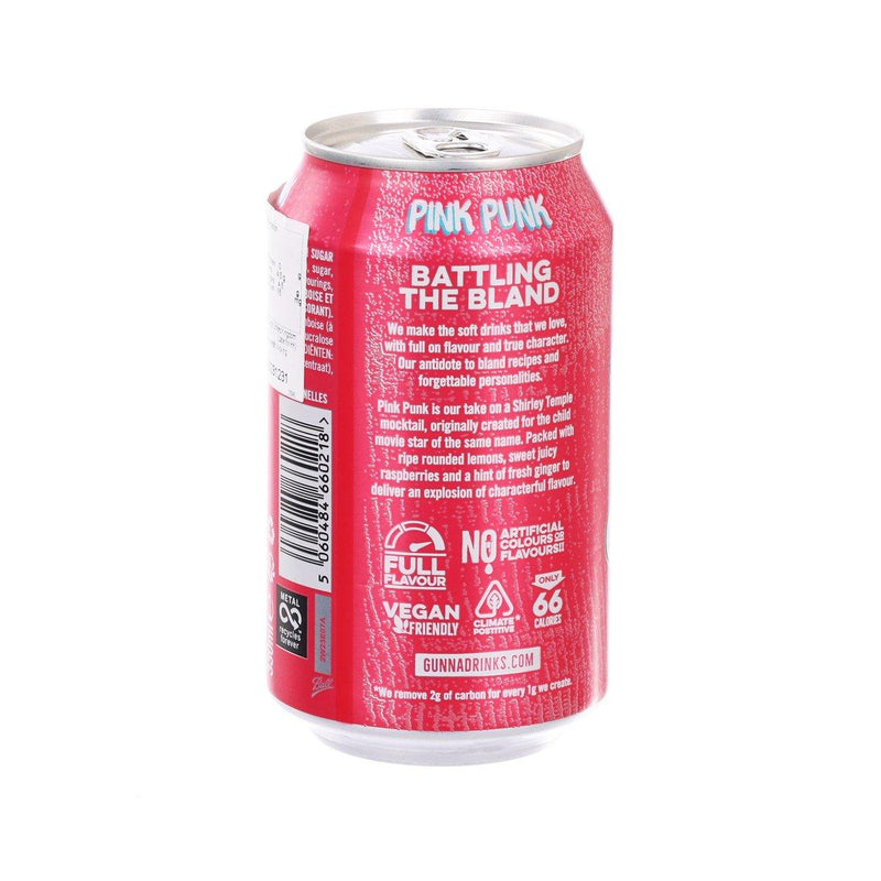 GUNNA DRINKS Pink Punk - Sparkling Raspberry Lemonade [Can]  (330mL)