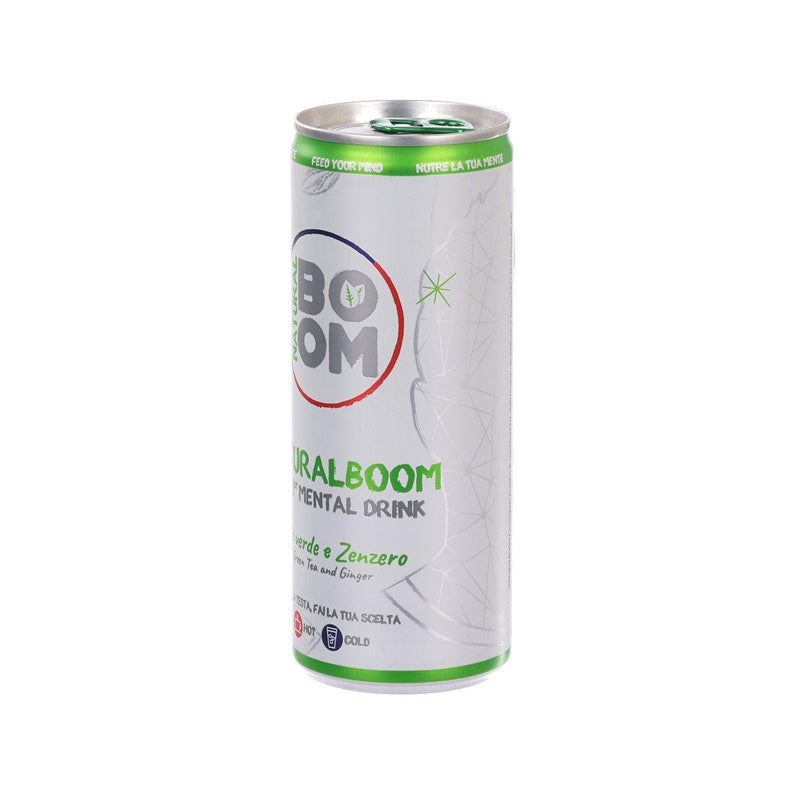 NATURALBOOM Mental Drink (Non-Sparkling Healthy Drink) - Green Tea & Ginger  (250mL)