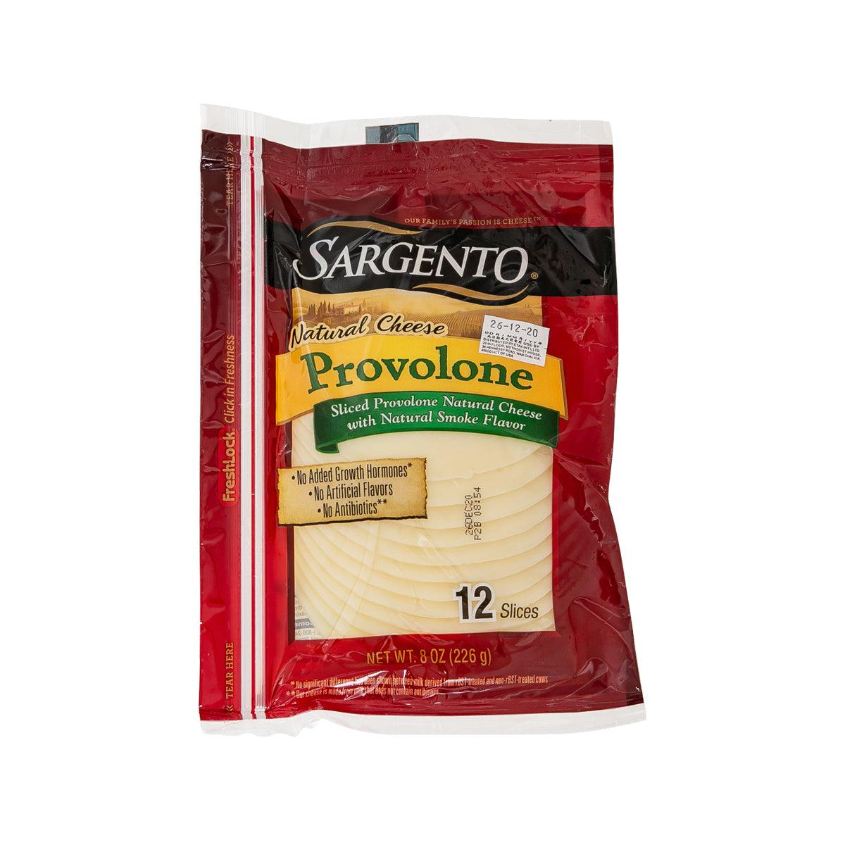 SARGENTO Sliced Provolone Cheese with Smoke Flavor (226g)