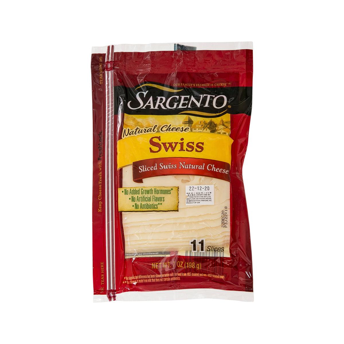SARGENTO Sliced Swiss Cheese (198g)