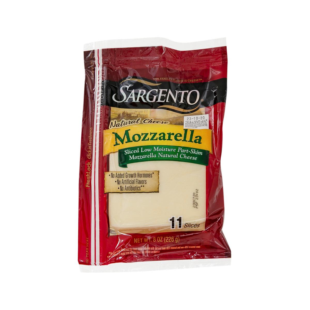 SARGENTO Sliced Low Moisture Part-Skim Mozzarella Cheese (226g)