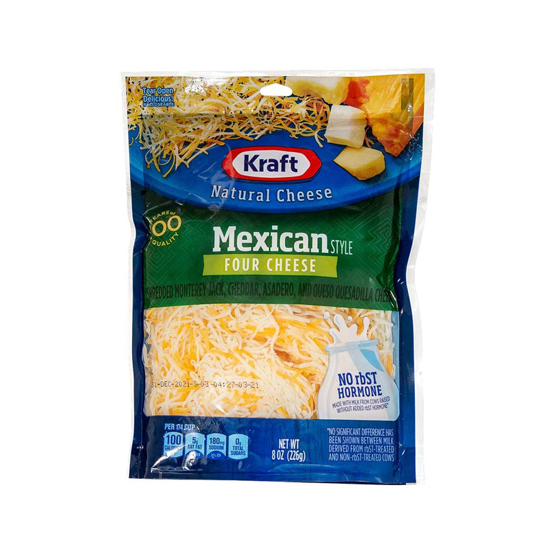KRAFT Mexican Style Four Processed Cheese  (226g)