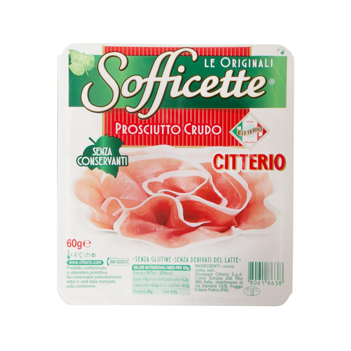 CITTERIO Sofficette Prosciutto Crudo Ham (60g)