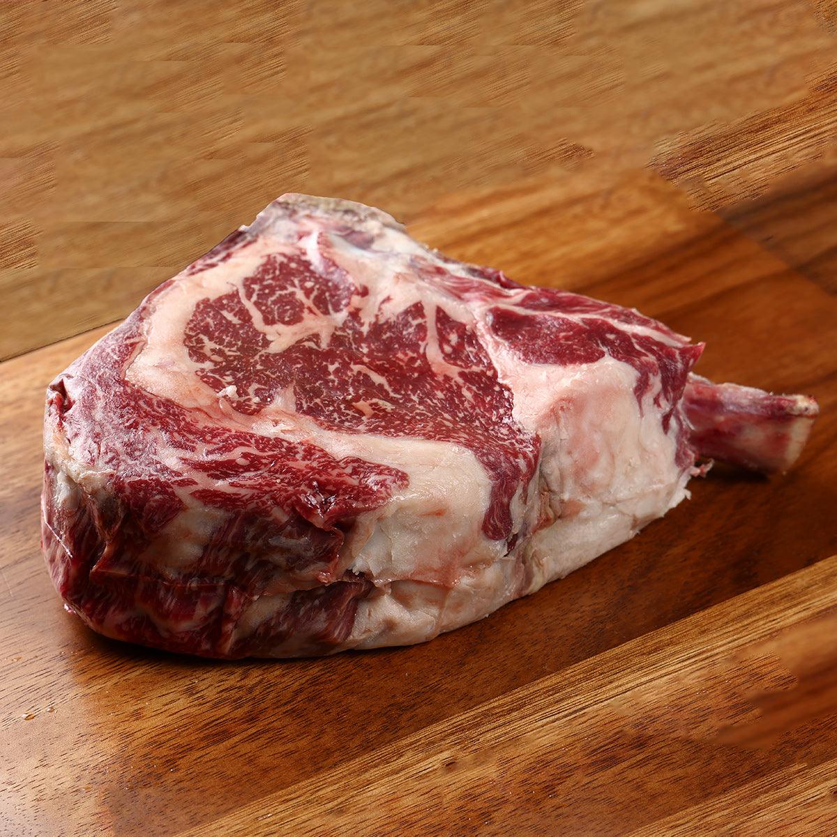 CITYSUPER DRY AGED BEEF 60-Day Dry Aged Angus Beef Rib Eye Bone In - USA Long Term Grain Fed (1/4 pc) (1pc)