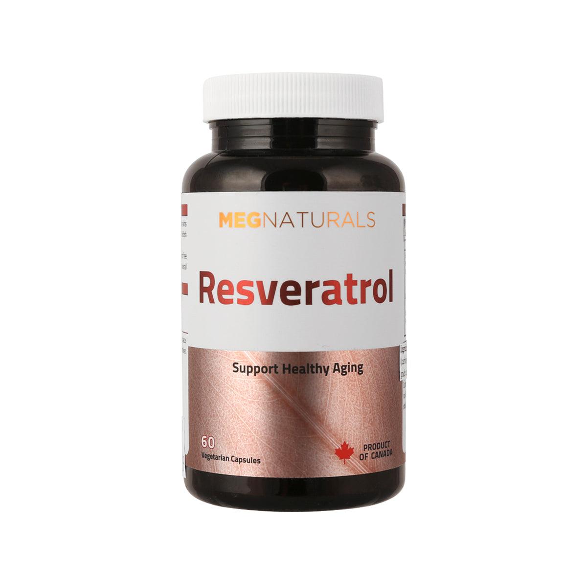 HEALTH QUEST MegNaturals Resveratrol 250mg (60pcs)