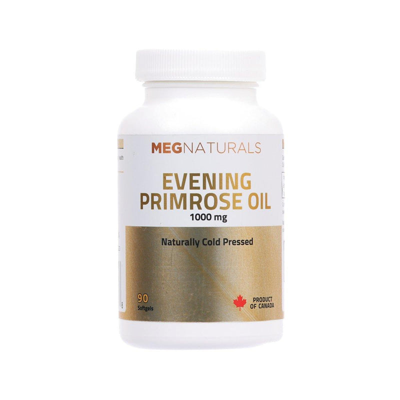 MEGNATURALS Evening Primrose Oil 1000mg - Naturally Cold Pressed  (90pcs)