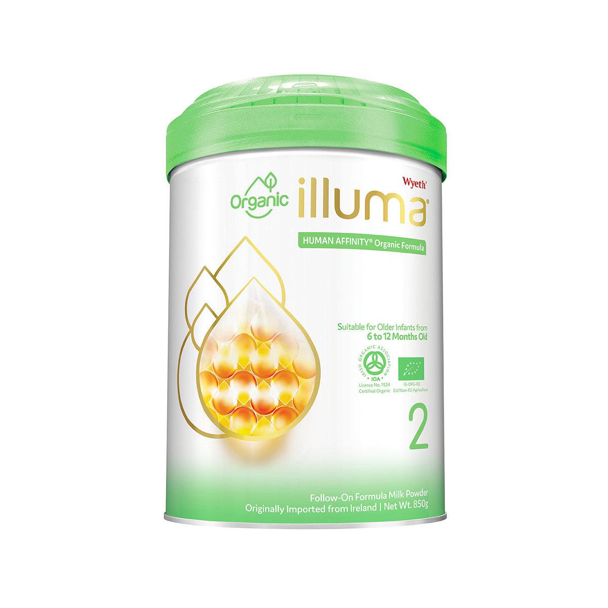 WYETH Illuma Organic Follow On Formula Milk Powder Stage 2 850g