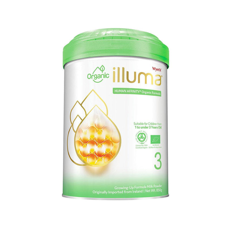 WYETH Illuma Organic Growing-Up Formula Milk Powder - Stage 3  (850g)